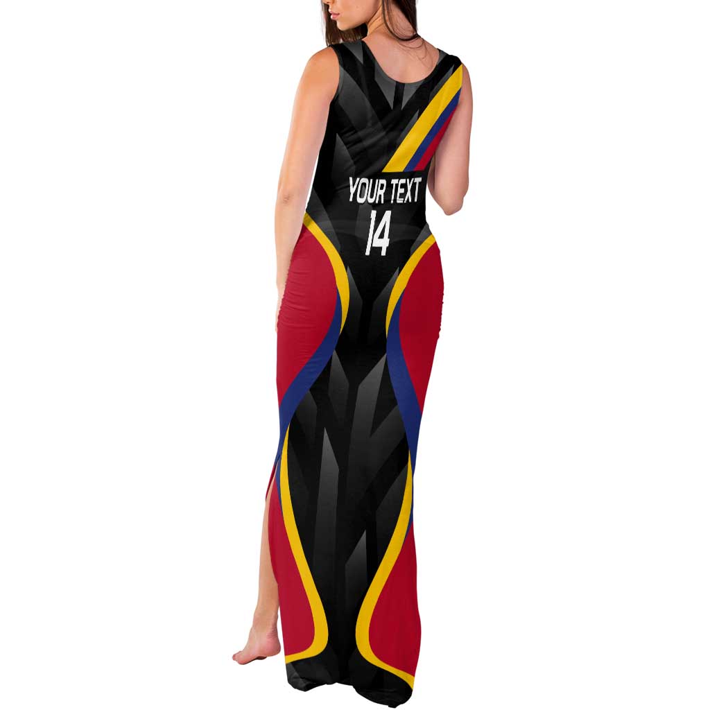 Custom Colombia Football Tank Maxi Dress Vamos Las Chicas Superpoderosas - Wonder Print Shop