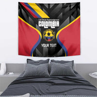 Custom Colombia Football Tapestry Vamos Las Chicas Superpoderosas - Wonder Print Shop