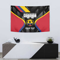 Custom Colombia Football Tapestry Vamos Las Chicas Superpoderosas - Wonder Print Shop