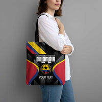 Custom Colombia Football Tote Bag Vamos Las Chicas Superpoderosas - Wonder Print Shop