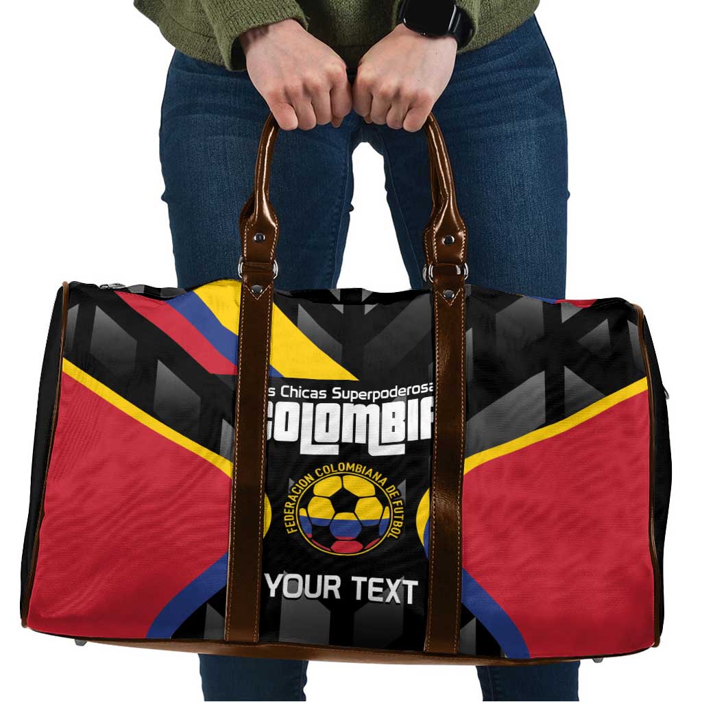 Custom Colombia Football Travel Bag Vamos Las Chicas Superpoderosas - Wonder Print Shop