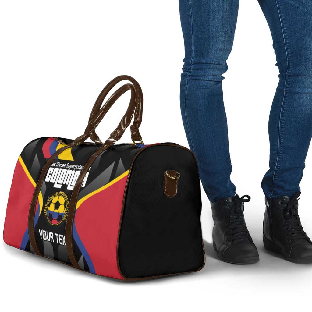 Custom Colombia Football Travel Bag Vamos Las Chicas Superpoderosas - Wonder Print Shop