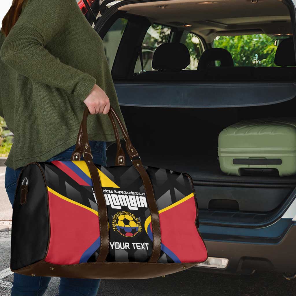 Custom Colombia Football Travel Bag Vamos Las Chicas Superpoderosas - Wonder Print Shop