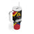 Custom Colombia Football Tumbler With Handle Vamos Las Chicas Superpoderosas - Wonder Print Shop
