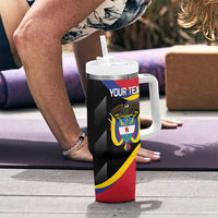 Custom Colombia Football Tumbler With Handle Vamos Las Chicas Superpoderosas - Wonder Print Shop