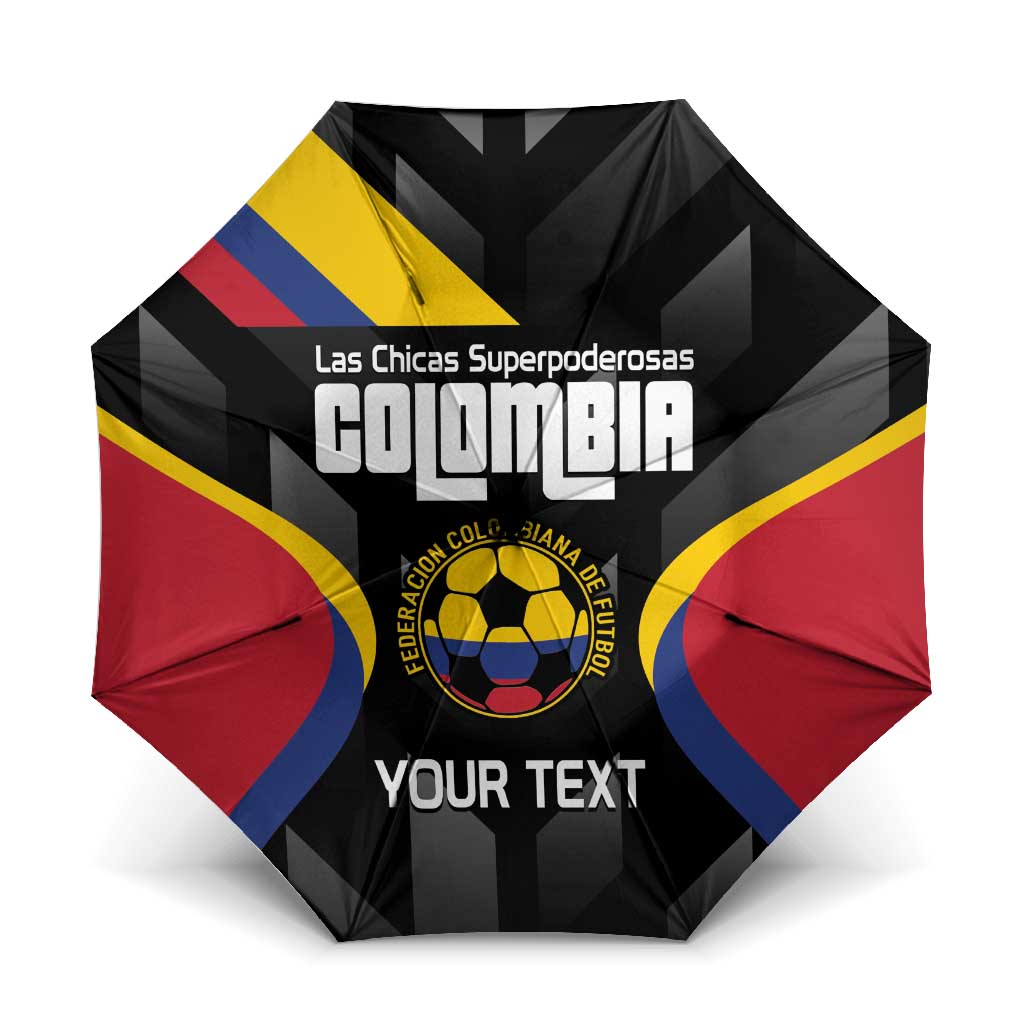 Custom Colombia Football Umbrella Vamos Las Chicas Superpoderosas - Wonder Print Shop