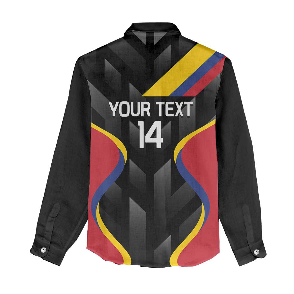 Custom Colombia Football Women Casual Shirt Vamos Las Chicas Superpoderosas - Wonder Print Shop