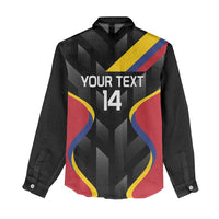 Custom Colombia Football Women Casual Shirt Vamos Las Chicas Superpoderosas - Wonder Print Shop