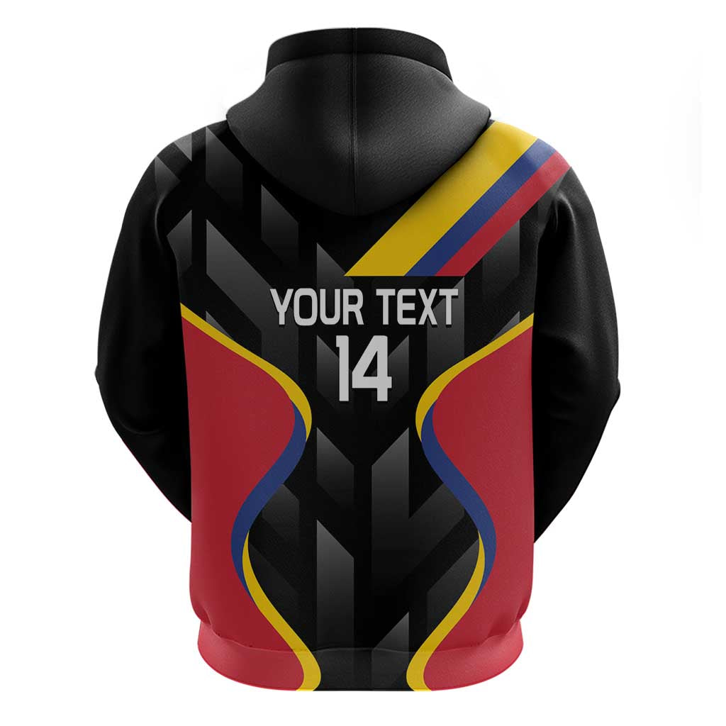 Custom Colombia Football Zip Hoodie Vamos Las Chicas Superpoderosas - Wonder Print Shop
