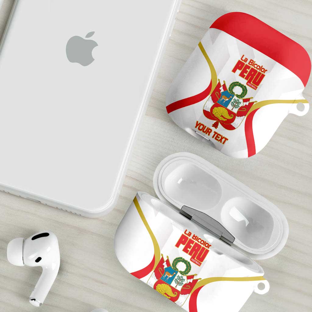 Custom Peru Football AirPods Case Vamos La Bicolor - Wonder Print Shop