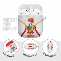 Custom Peru Football AirPods Case Vamos La Bicolor - Wonder Print Shop