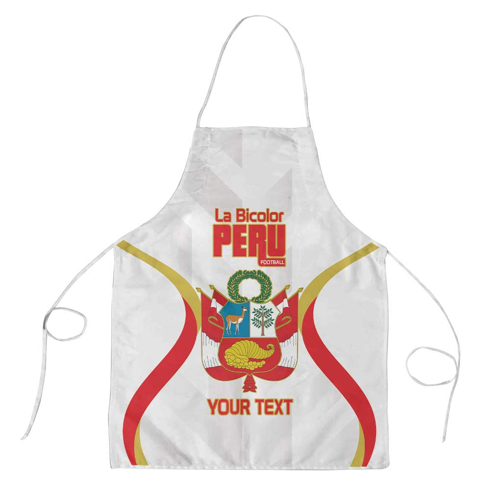 Custom Peru Football Apron Vamos La Bicolor - Wonder Print Shop