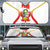 Custom Peru Football Auto Sun Shade Vamos La Bicolor - Wonder Print Shop