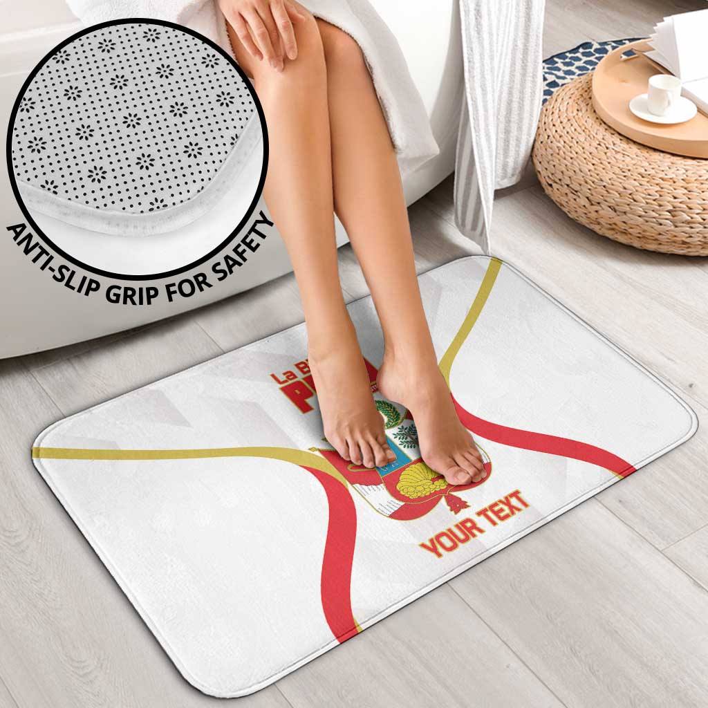 Custom Peru Football Bathroom Set Vamos La Bicolor - Wonder Print Shop