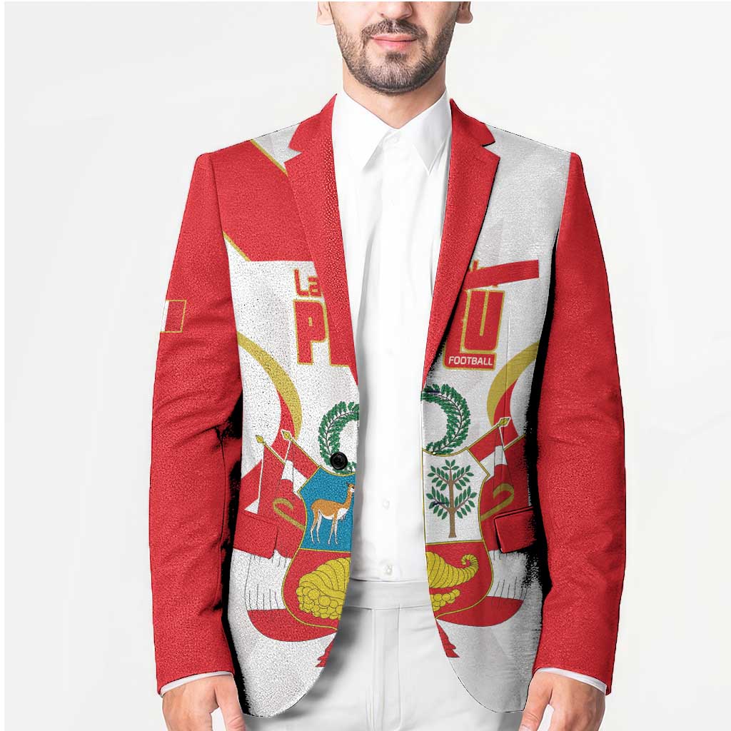 Custom Peru Football Blazer Vamos La Bicolor - Wonder Print Shop