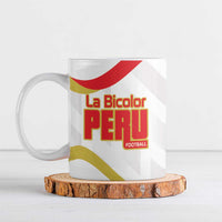 Custom Peru Football Ceramic Mug Vamos La Bicolor - Wonder Print Shop