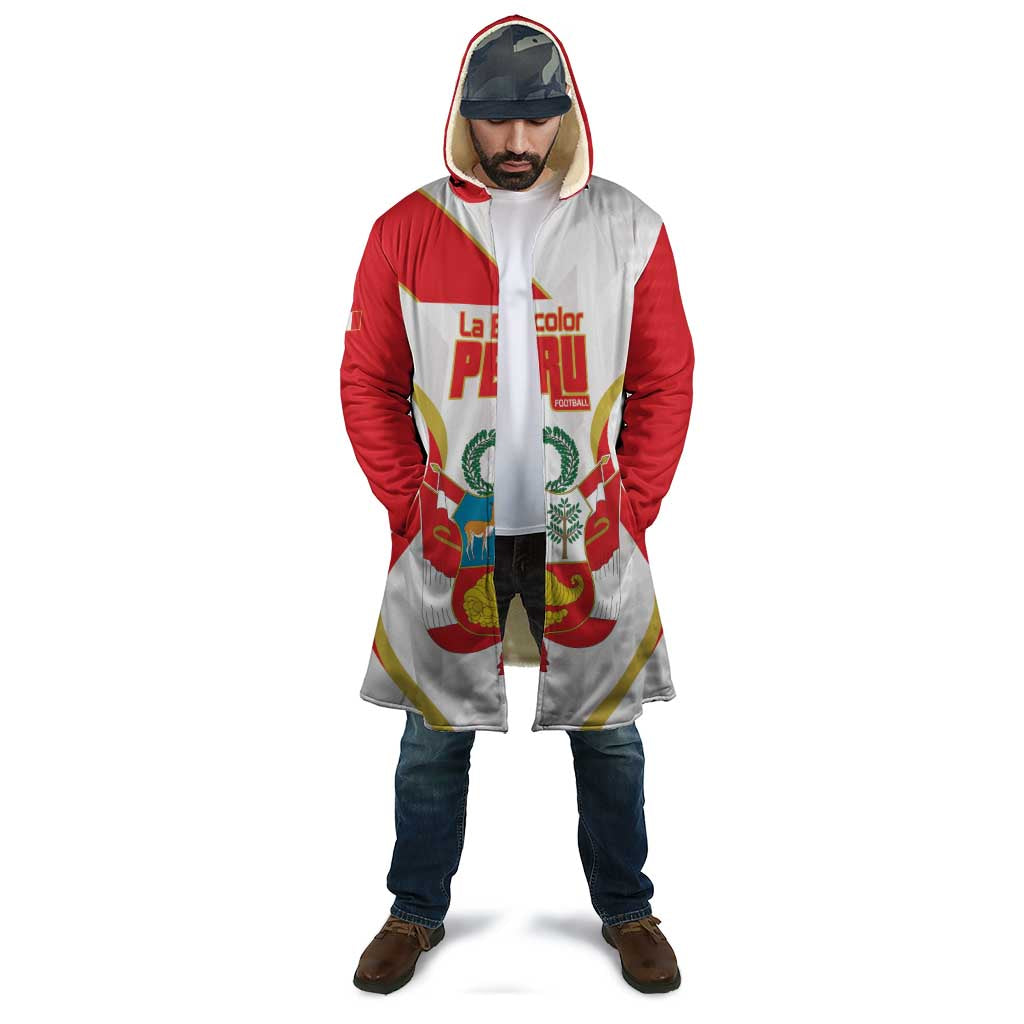 Custom Peru Football Cloak Vamos La Bicolor - Wonder Print Shop