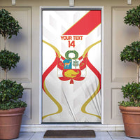 Custom Peru Football Door Cover Vamos La Bicolor - Wonder Print Shop