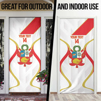 Custom Peru Football Door Cover Vamos La Bicolor - Wonder Print Shop
