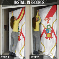 Custom Peru Football Door Cover Vamos La Bicolor - Wonder Print Shop