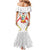 Custom Peru Football Family Matching Mermaid Dress and Hawaiian Shirt Vamos La Bicolor - Wonder Print Shop