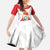 Custom Peru Football Family Matching Off Shoulder Maxi Dress and Hawaiian Shirt Vamos La Bicolor - Wonder Print Shop