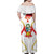 Custom Peru Football Family Matching Off Shoulder Maxi Dress and Hawaiian Shirt Vamos La Bicolor - Wonder Print Shop