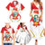 Custom Peru Football Family Matching Summer Maxi Dress and Hawaiian Shirt Vamos La Bicolor - Wonder Print Shop