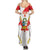 Custom Peru Football Family Matching Summer Maxi Dress and Hawaiian Shirt Vamos La Bicolor - Wonder Print Shop