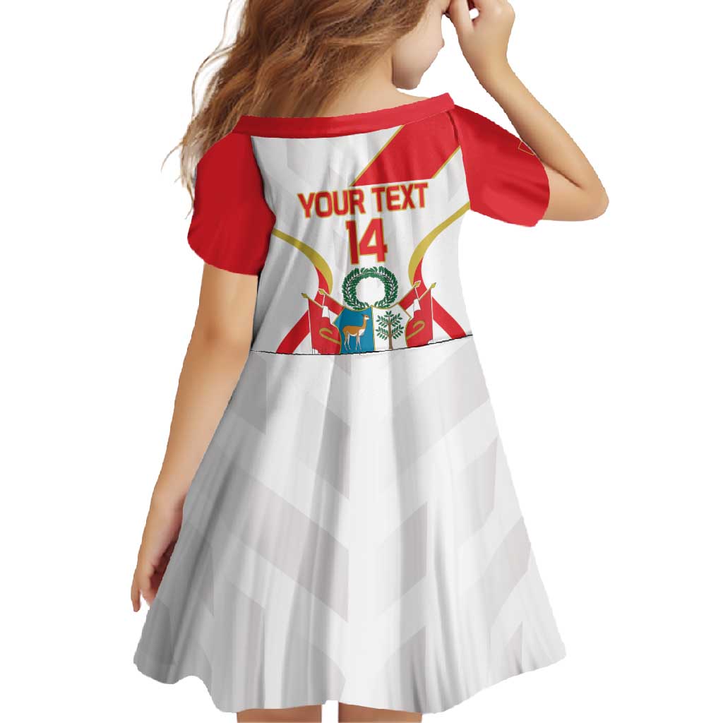 Custom Peru Football Family Matching Tank Maxi Dress and Hawaiian Shirt Vamos La Bicolor - Wonder Print Shop