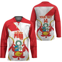 Custom Peru Football Hockey Jersey Vamos La Bicolor - Wonder Print Shop