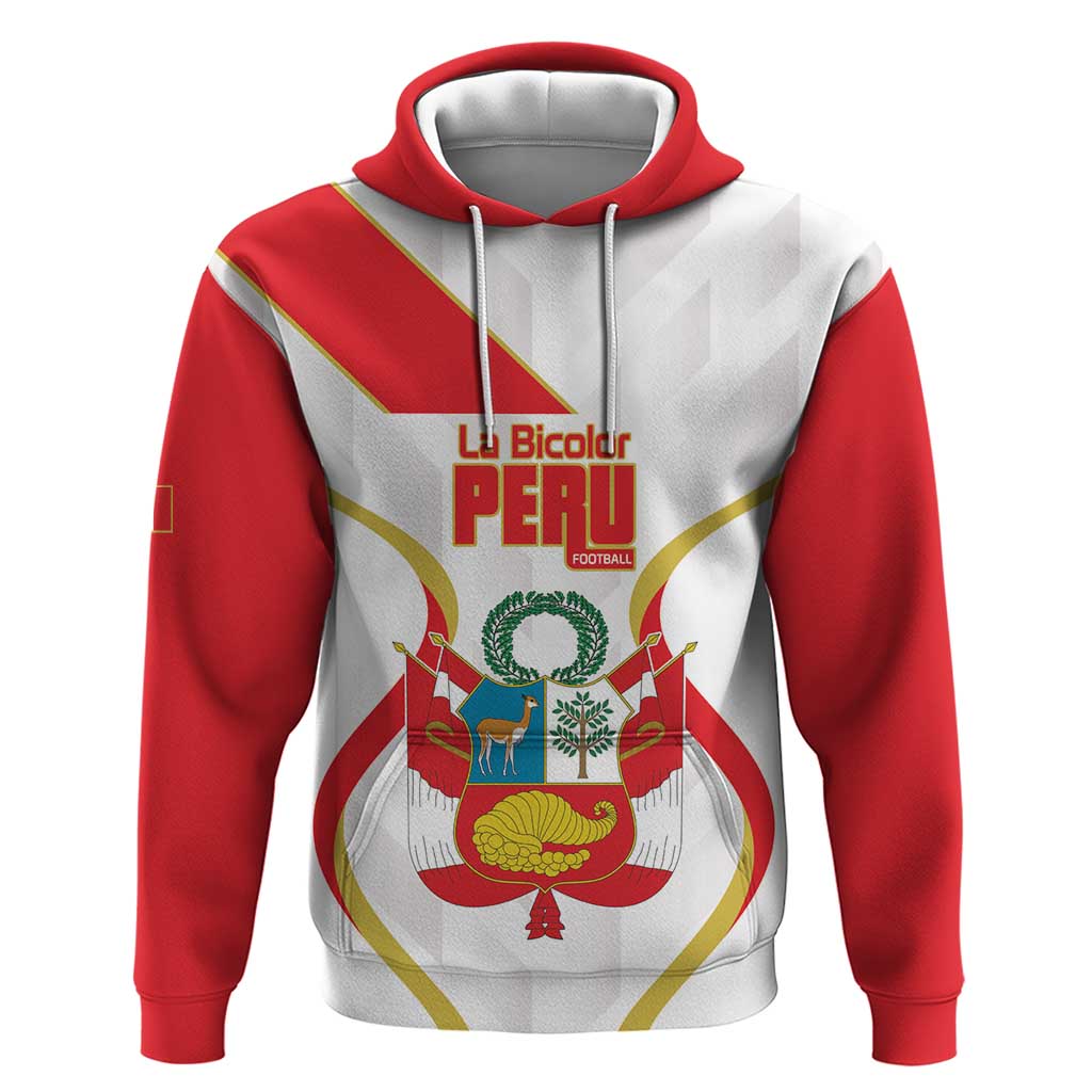 Custom Peru Football Hoodie Vamos La Bicolor - Wonder Print Shop