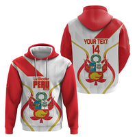Custom Peru Football Hoodie Vamos La Bicolor - Wonder Print Shop