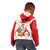 Custom Peru Football Kid Hoodie Vamos La Bicolor - Wonder Print Shop