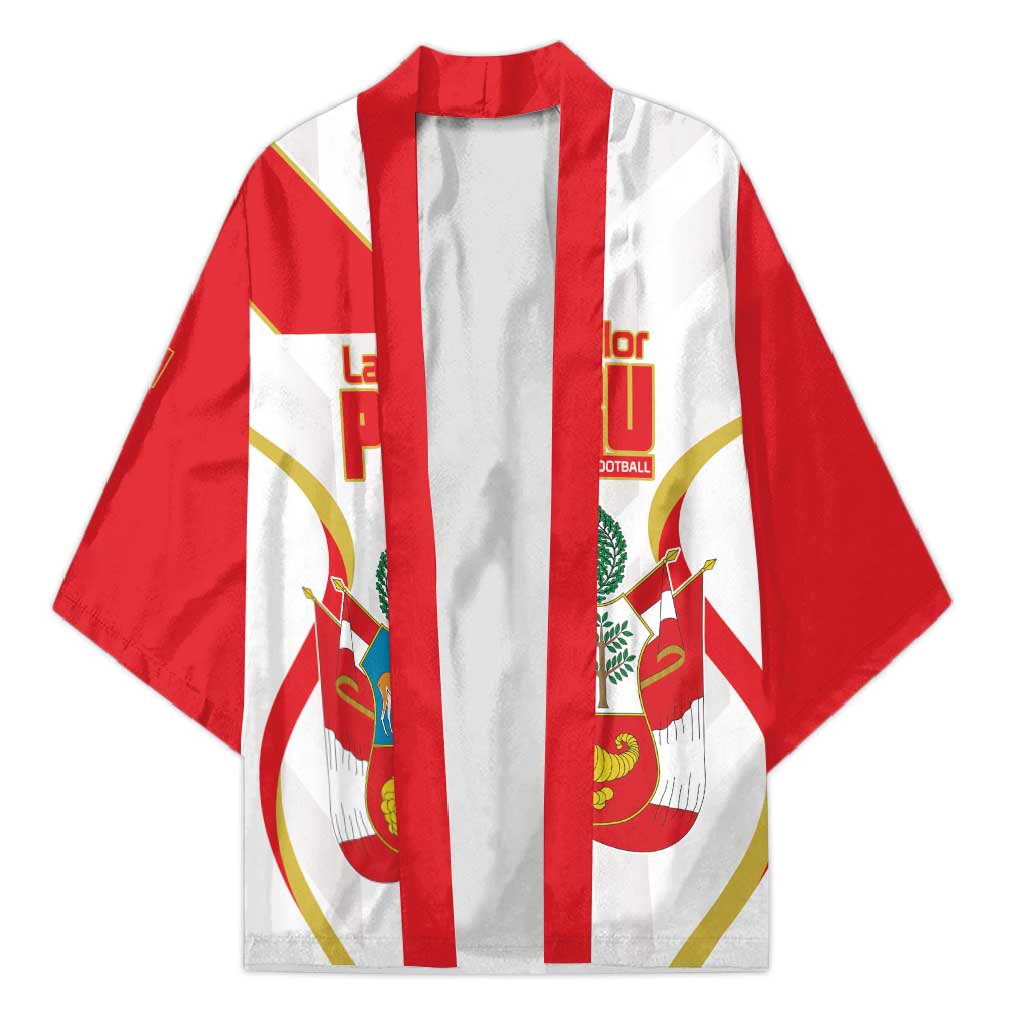 Custom Peru Football Kimono Vamos La Bicolor - Wonder Print Shop