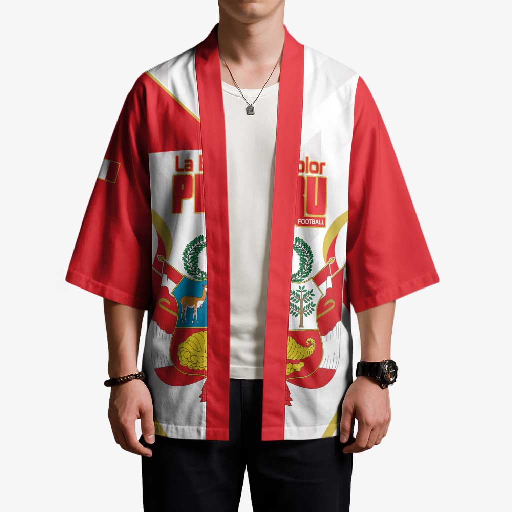 Custom Peru Football Kimono Vamos La Bicolor - Wonder Print Shop