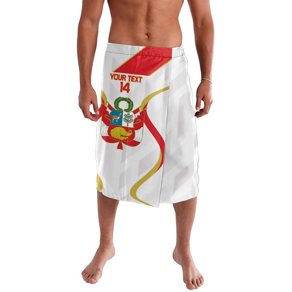 Custom Peru Football Lavalava Vamos La Bicolor - Wonder Print Shop