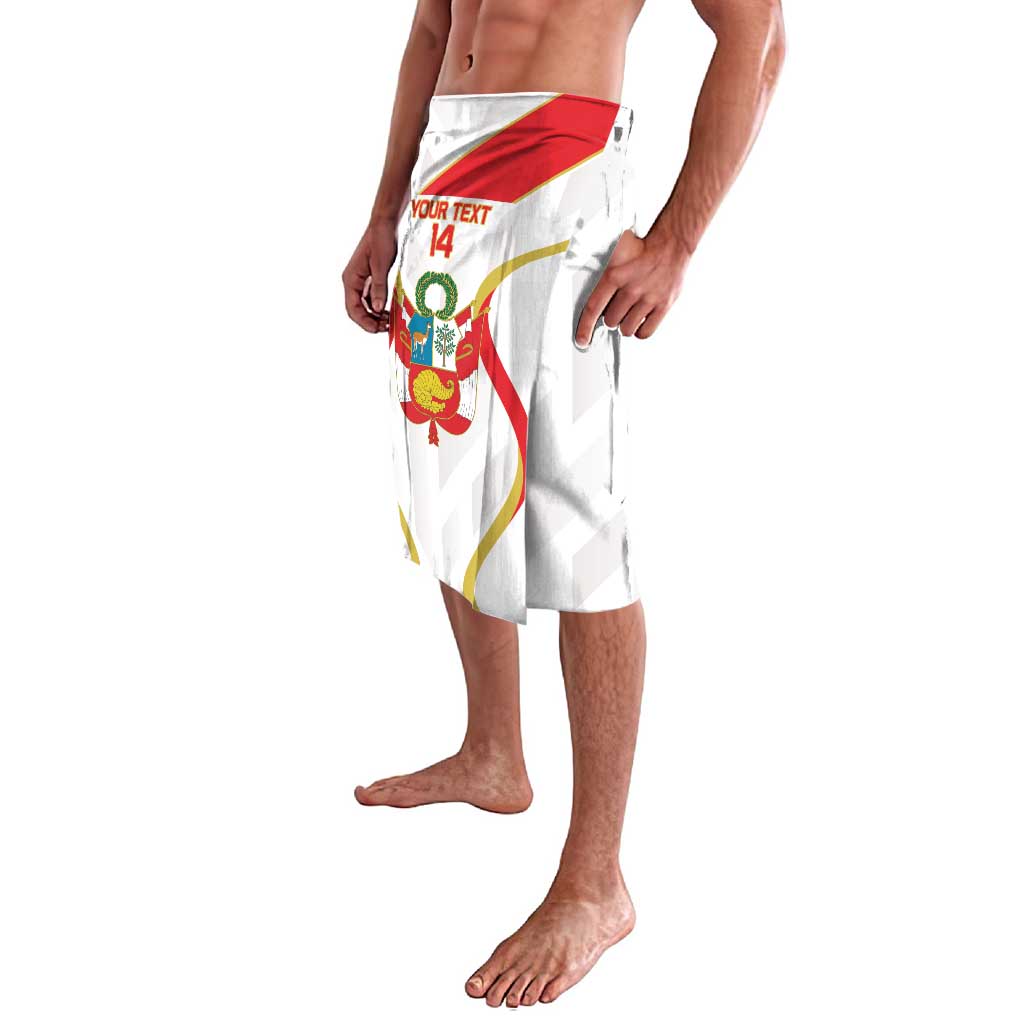 Custom Peru Football Lavalava Vamos La Bicolor - Wonder Print Shop