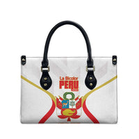 Custom Peru Football Leather Bag Vamos La Bicolor - Wonder Print Shop