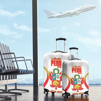 Custom Peru Football Luggage Cover Vamos La Bicolor - Wonder Print Shop