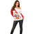 Custom Peru Football Off Shoulder Sweater Vamos La Bicolor - Wonder Print Shop