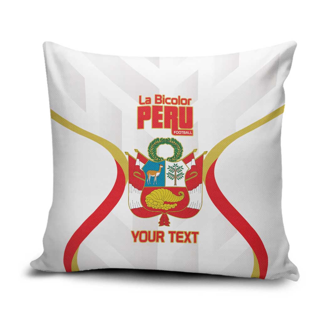Custom Peru Football Pillow Cover Vamos La Bicolor - Wonder Print Shop