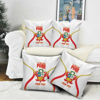 Custom Peru Football Pillow Cover Vamos La Bicolor - Wonder Print Shop