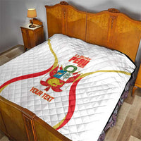 Custom Peru Football Quilt Vamos La Bicolor - Wonder Print Shop