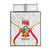 Custom Peru Football Quilt Bed Set Vamos La Bicolor - Wonder Print Shop