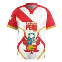 Custom Peru Football Rugby Jersey Vamos La Bicolor - Wonder Print Shop