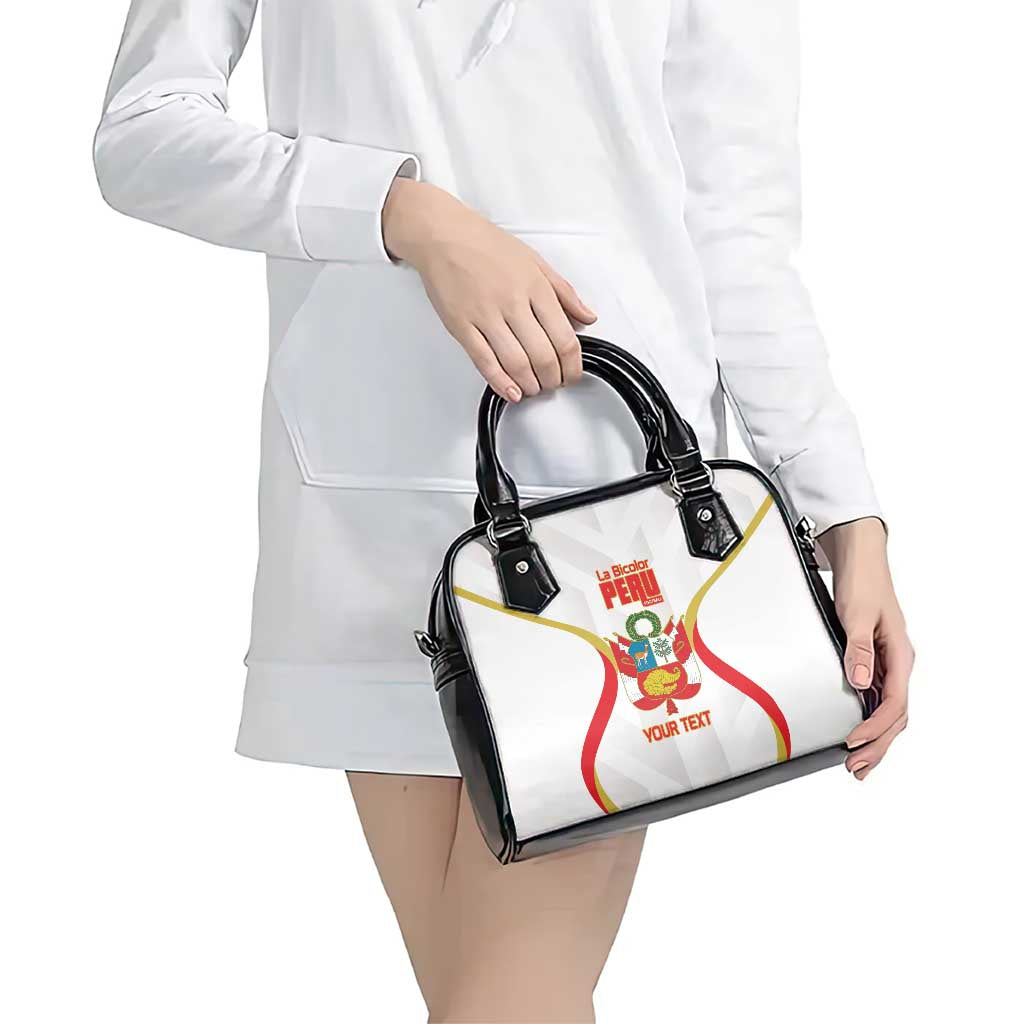 Custom Peru Football Shoulder Handbag Vamos La Bicolor - Wonder Print Shop