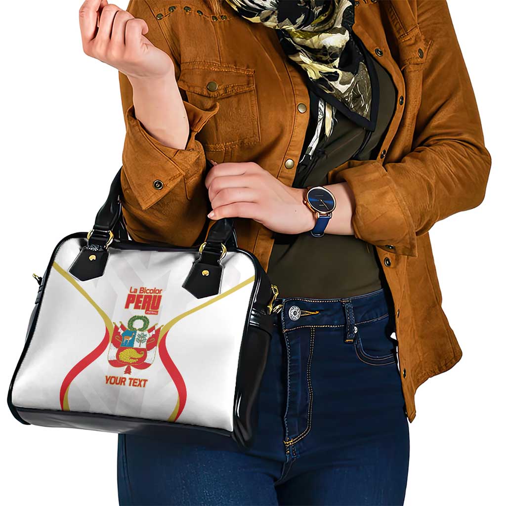Custom Peru Football Shoulder Handbag Vamos La Bicolor - Wonder Print Shop