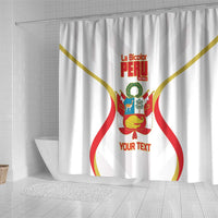Custom Peru Football Shower Curtain Vamos La Bicolor - Wonder Print Shop