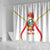 Custom Peru Football Shower Curtain Vamos La Bicolor - Wonder Print Shop